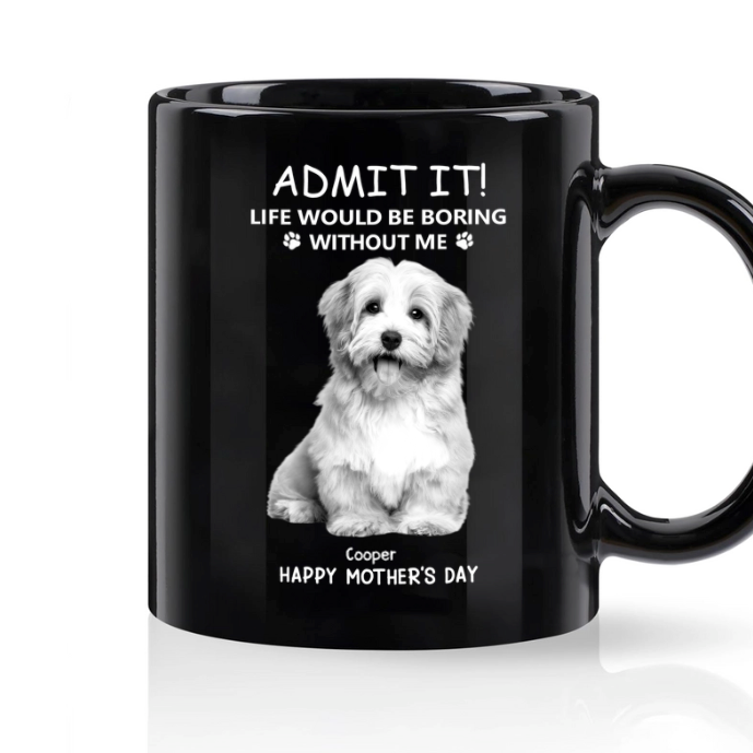 Personalized Glass Whiskey Cup – Mother’s Day Special Gift for Pet Lovers